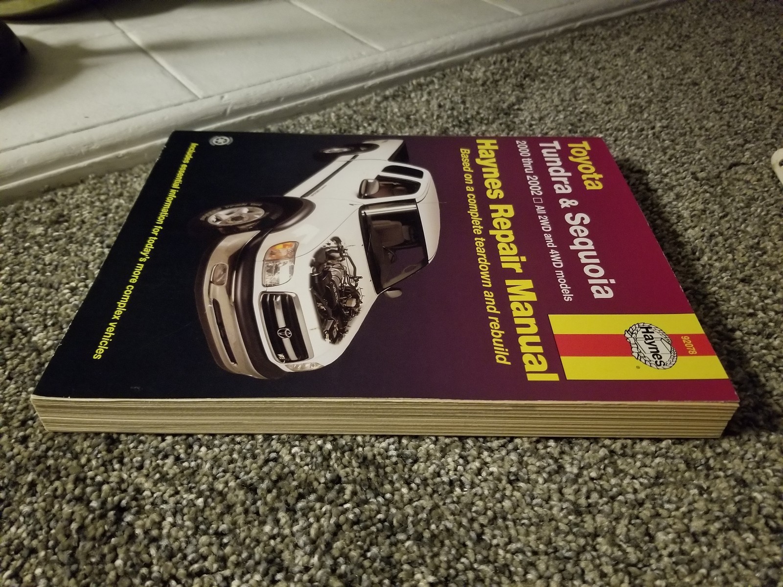 Haynes Repair Manual Toyota Tundra & Sequoia 2000 Thru 2006 2wd and 4wd |  eBay