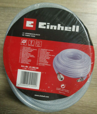 Einhell Druckluft-Schlauch 15 m 10 bar GEWEBESCHLAUCH Inen 9 mm