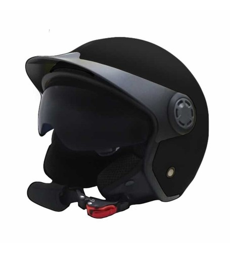 Casco Jet MPH ONE con Doppia Visiera - nero opaco per Moto e Scooter | eBay