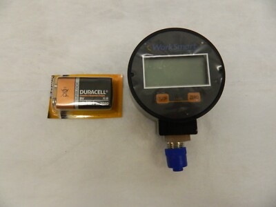 #ad WorkSmart Pressure Gauge: 2 –1 2 quot; Dial 1 4 quot; Thread NPT Lower Mount 59274506 $110.00