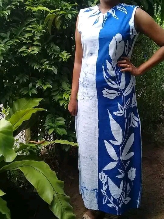 Srilankan traditional long bathik frock free shipping | eBay