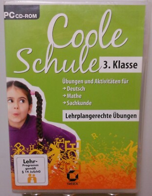 Deutsch Mathe Sachkunde Software Schule 3.Klasse PC CD-ROM Lernen Nachhilfe T446
