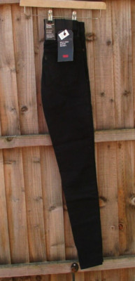 Levis Damenjeans Premium Mile High Super Skinny schwarz 26'' Taille 32'' Bein neu mit Etikett