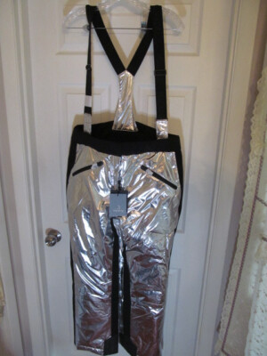 Mackage Ski Womens Nyomi Ski Pants, Silver, Size L