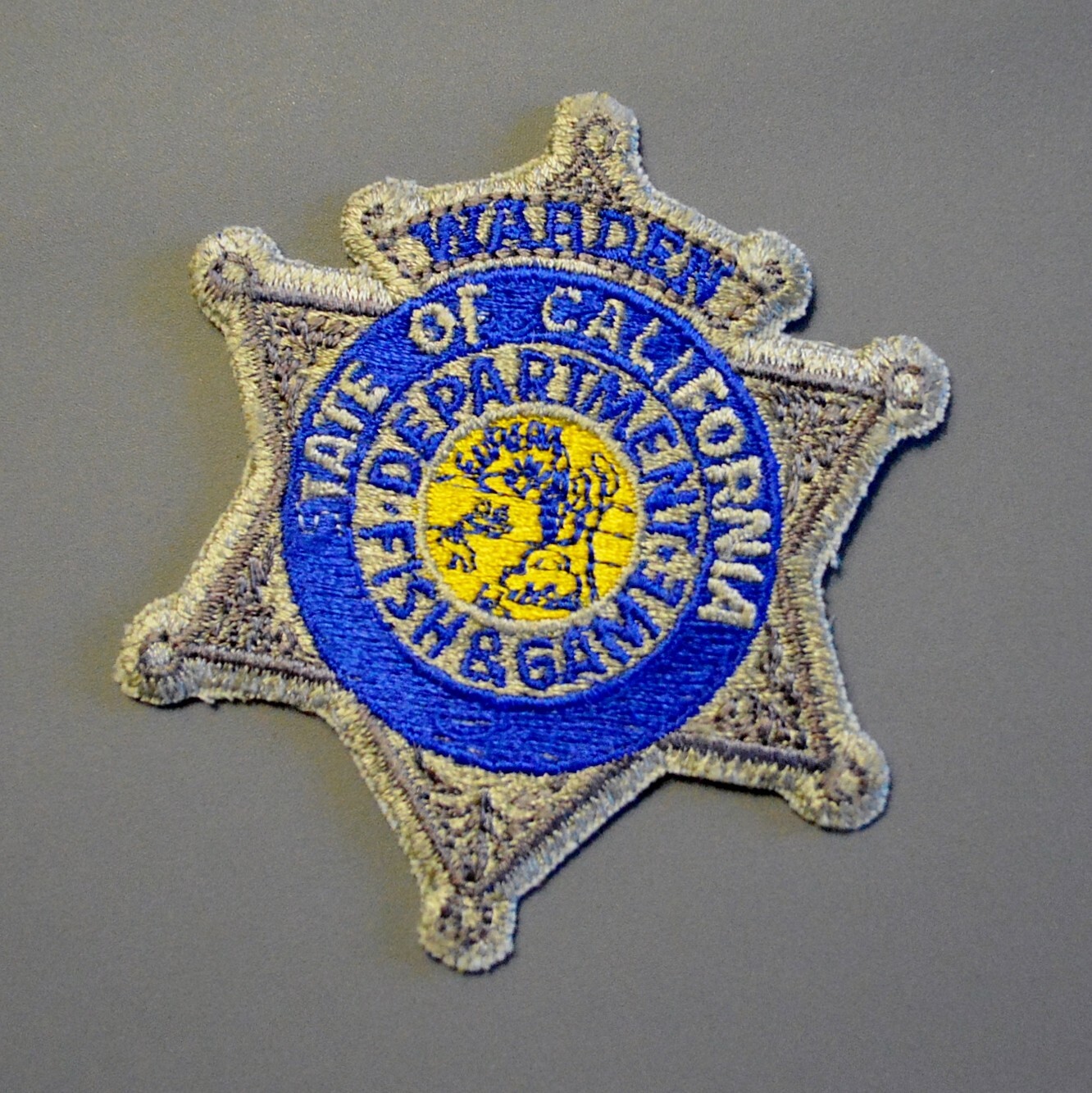 California Dept. of Fish and Game Warden Patch #4 ++ Mint CA | eBay