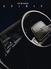 1994 Dodge Spirit Brochure Catalog With Color Chart