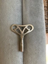 VINTAGE EUROPEAN CLOCK KEY WITH SCROLL WINGS  SIZE 10 CIRCA 1950’S