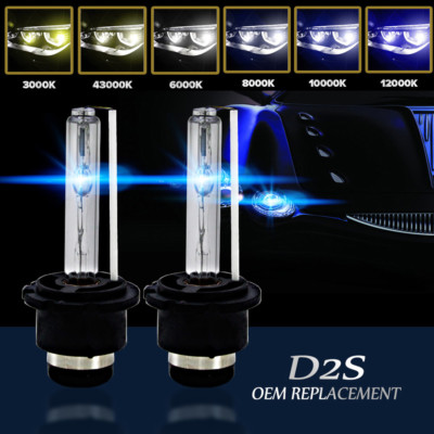 2 x D2S D2C 35W Xenon Headlight Bulb HID Kits 85122 66040 For BMW AUDI MERCEDES