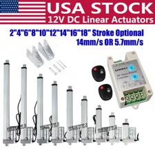 12Volt 2"-18" Linear Actuator Cylinder Lift 1000N 1500N Electric Putter Motor DO