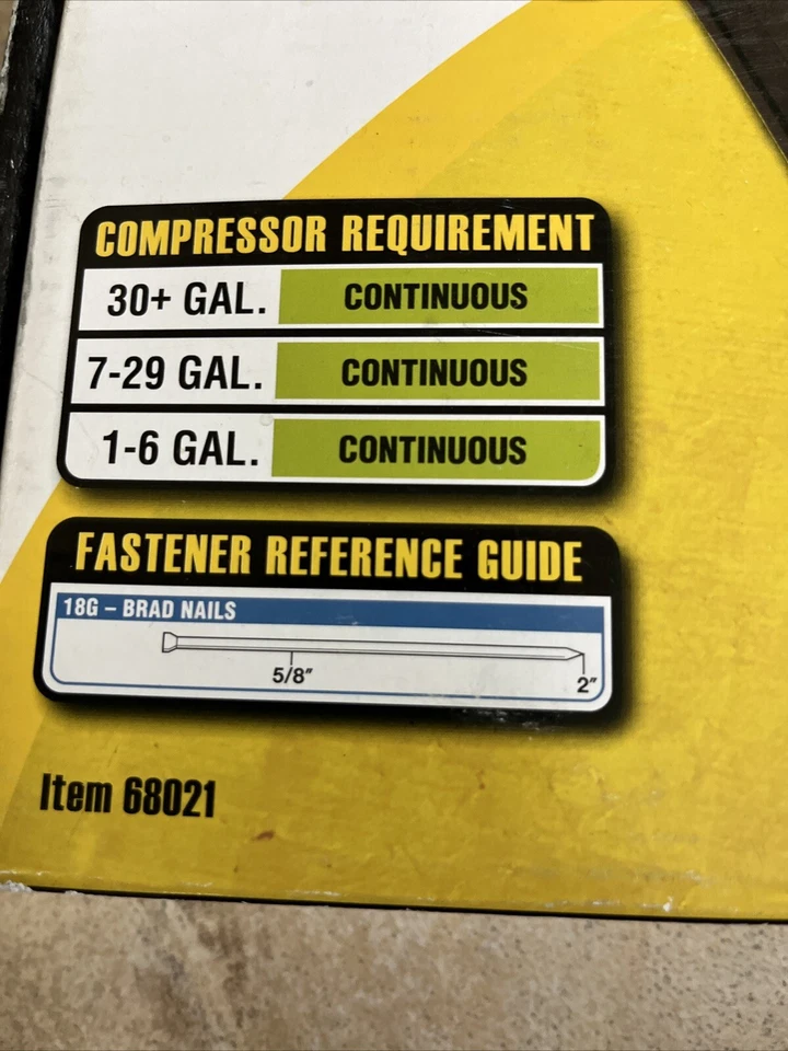 Clavadora Brad Central Neumática 5/8”- 2” Calibre 18 Acabado Marca Foto 3 de 4