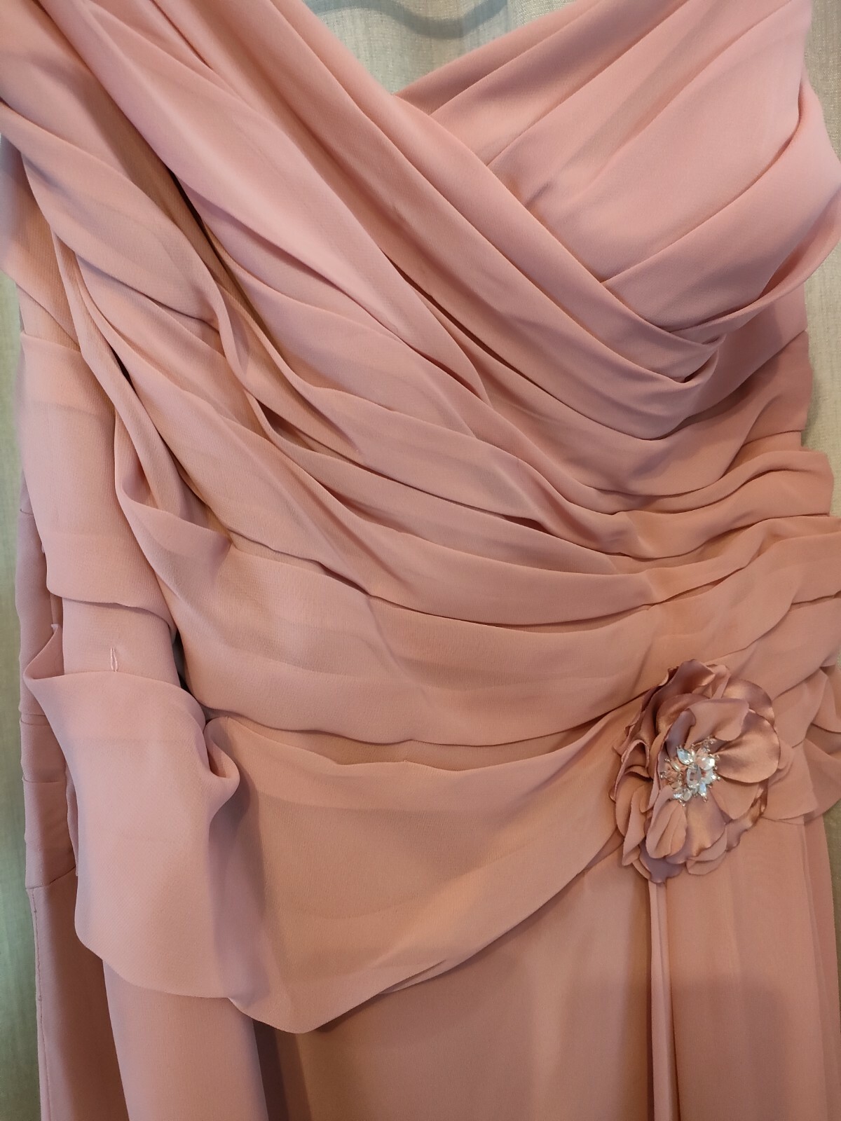 Dusky Pink Bridesmaid Dress image 6