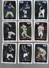 2012 Bowman Chrome Prospect Baseball Finish Your Set