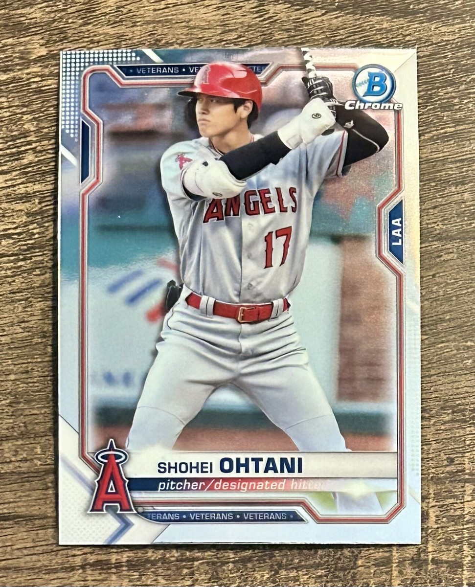 2021 Bowman Chrome Shohei Ohtani Los Angeles Angels #27 Baseball