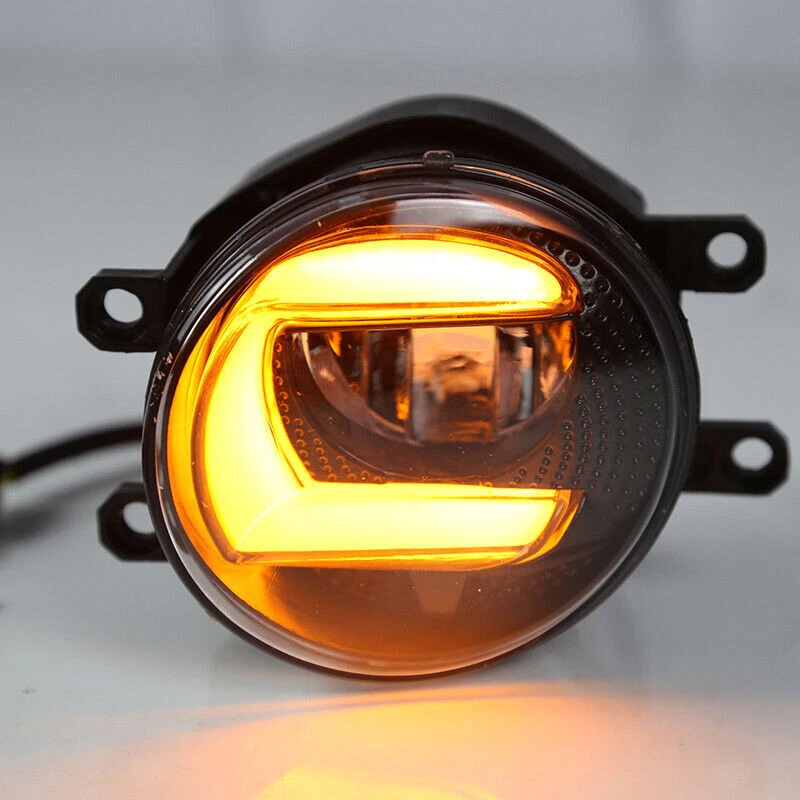 Fit 2009 - 2015 丰田 Venza LED DRL 雾灯透明镜头转向信号 LH+RH — 第 4/4 张图片