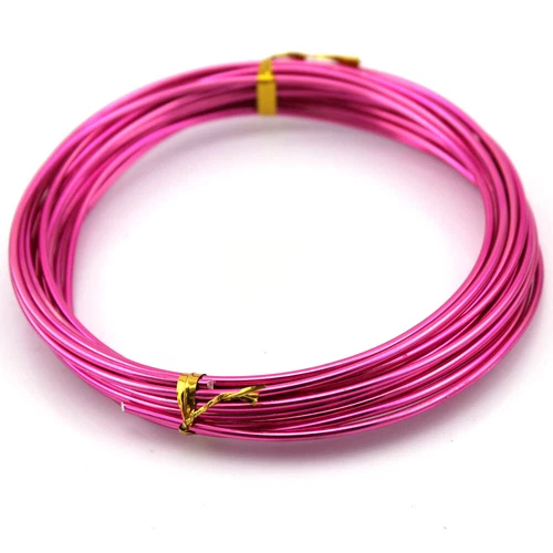 1mm 2mm 3mm Colorful Aluminum Wire Bending Wire Jewelry Wire Craft Wire 5 Meters - Bild 19 von 25