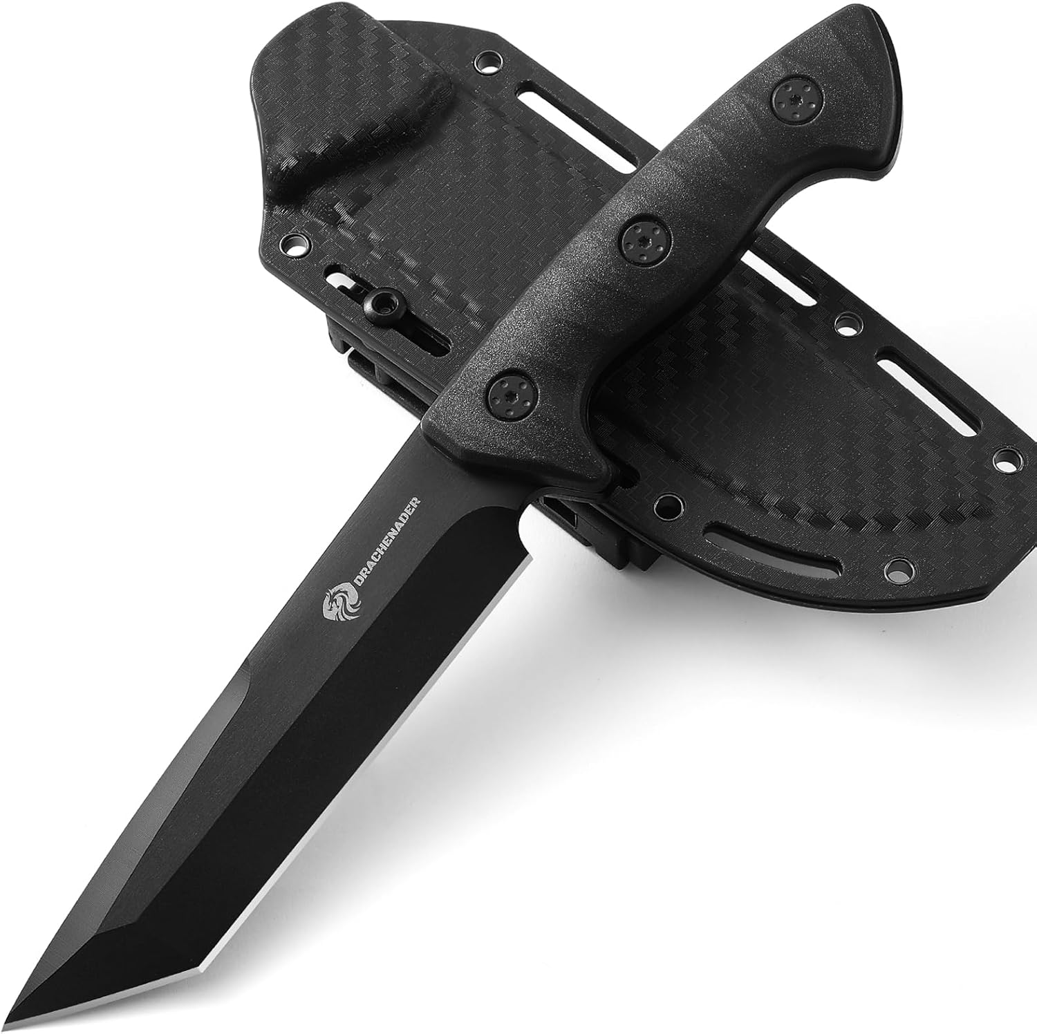 Tactical Tanto Fixed Blade Survival Knife with 5mm Full Tang