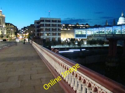 Photo 12x8 View along the parapet of Blackfriars Bridge London Looking nor c2014