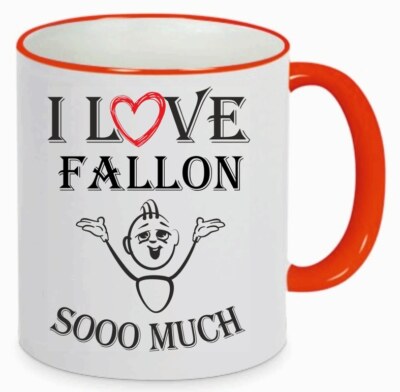 Kaffetasse I Love Fallon so Much Kaffee Becher Tasse Liebe Rot 102717