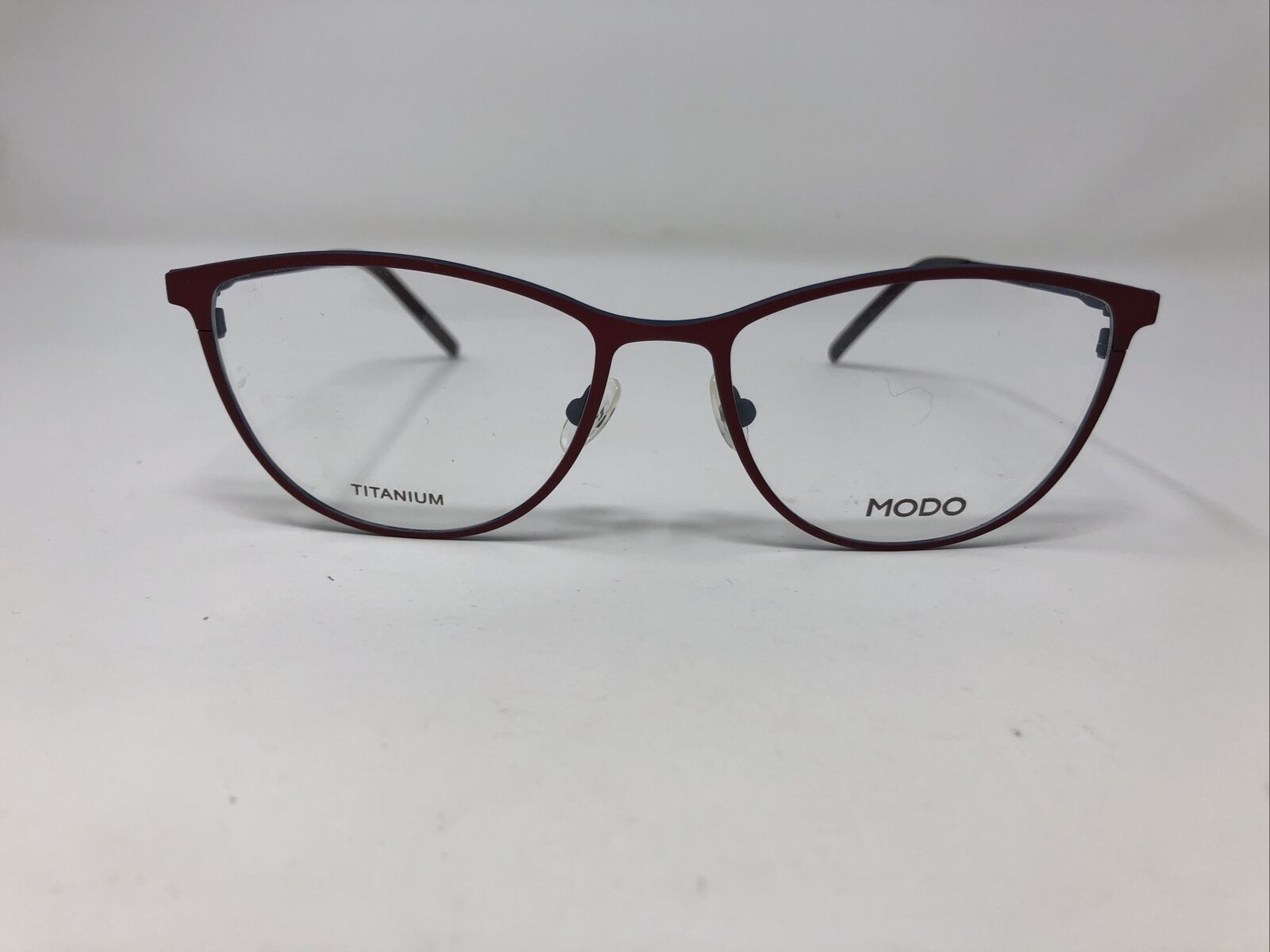 MODO Eyeglasses Frames 4228 DRED 52-16-140 Matte Red/Blue Full Rim UX64