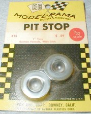 Slot Car German Formula Wide Drag Racing Tires Slicks 1/32 K B NOS 1 X 3/8 415