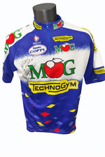 shirt Gianni Bugno team M.G. 1995/96 Cycling Autographed