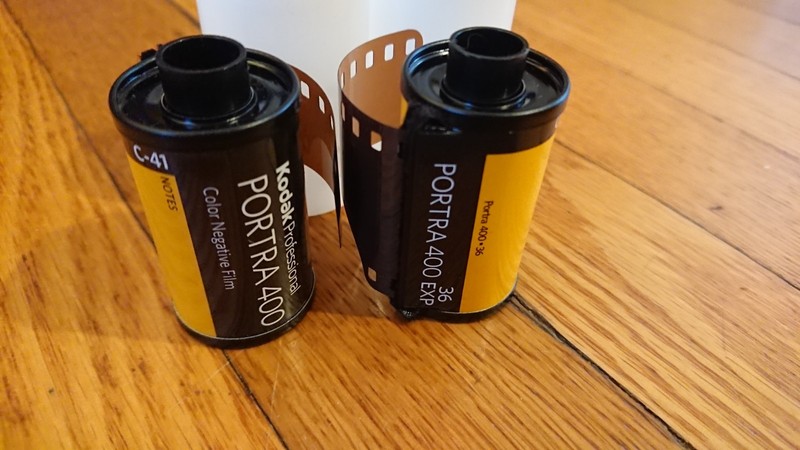 2 Rolls of Kodak Portra 400 Color Negative Film, 36 Exposures 