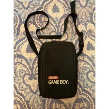 Official Nintendo Original Gameboy DMG Black Vintage Carrying Case Bag w/ Strap