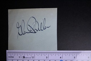 BIG BAND LEADER GLENN MILLER (1904 1944) AUTOGRAPH ALBUM PAPER