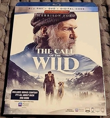 NEW The Call of the Wild (Blu-ray, DVD, Digital, 2020) w/OOP Slipcover SEALED