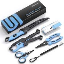 	Sidomma Pro Fishing Gear and Equipment Tools Accessories Kit with Fishing Pl...