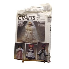 Vintage Craft Sewing PATTERN McCalls 5907, Victorian Treasure Doll Clothes 1992