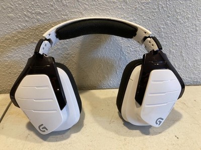 Logitech G933 Wired RGB Gaming Over the Ear Headset - Matte White EUC