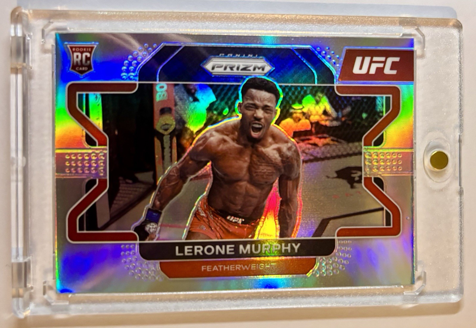 SILVER ROOKIE - 2022 Panini Prizm UFC Lerone Murphy #6 (RC)