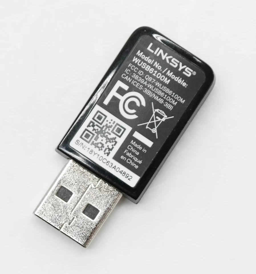 Linksys WUSB6100M Ac600 WiFi Dual-Band Micro USB Adapter - Image 4 of 4