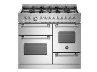 Bertazzoni 100cm Range Cooker Triple Oven Dual Fuel Stainless Steel MAS106L3EXC