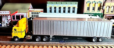Hoho Athearn Yellow Icx Freightliner Tractor Cab 48wedge Trailer Truck Built