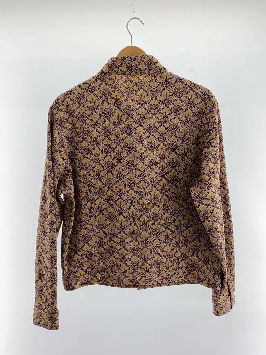 Needles S Polyester Allover Pattern Jacket Beige … - image 2