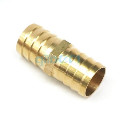 Fit Tube I.D 25mm Barbed Brass Straight Equal   Pipe Fitting #ff