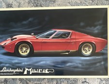 Fujimi Lamborghini Miura 116 Unassembled Not Painted Plastic Car Model Kit