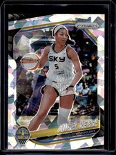 2025 Panini WNBA Prizm #92 Angel Reese Cracked Ice Sky
