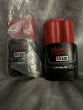 Brand New Milwaukee M12 12-Volt Lithium-Ion Batteries 2 Pack