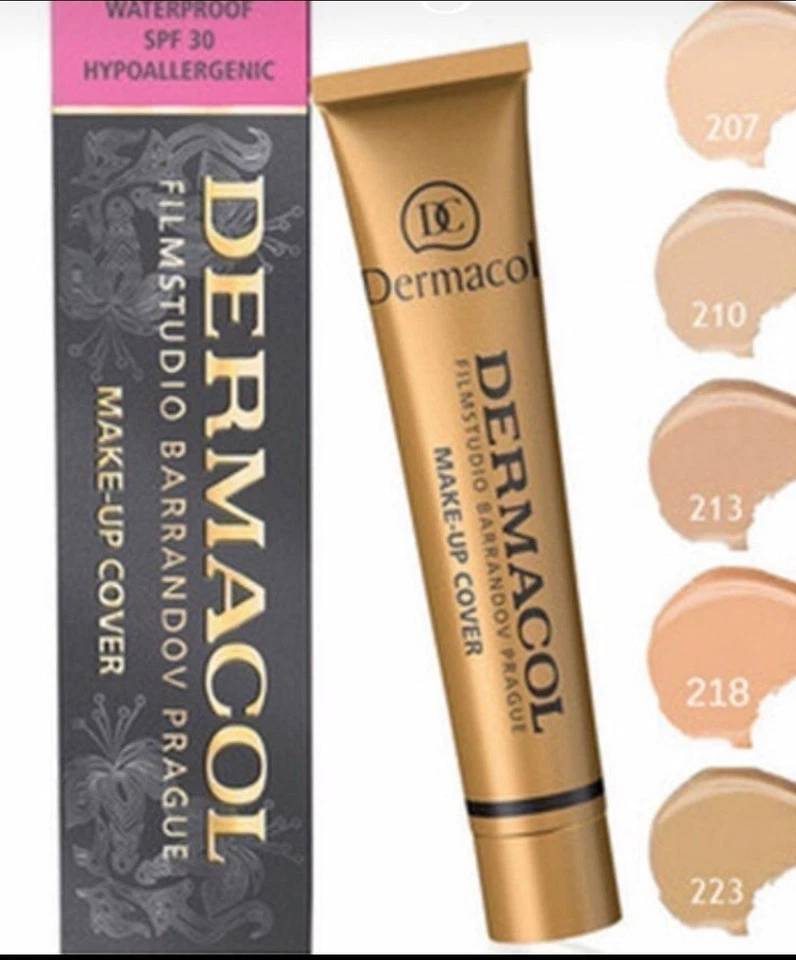 DERMACOL FILM STUDIO LEGENDARY HIGH COVERING MAKE UP FOUNDATION HYPOALLERGENIC - Image 2 of 2