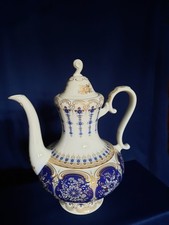 K&A Krautheim Selb Bavaria Kaffeekanne - Echt Kobalt Blau