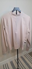 Womens Reebok Strech Athletic Half Zip Pullov...