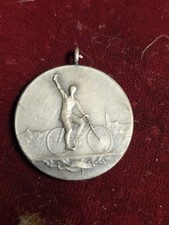 Alte Medaille Radsport Anerkennung für Wanderfahrten 1932 E. R. B. [379]