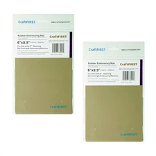 6 x 8.9" Rubber Embossing Mat Die Cutting Accessaries 1 Pair