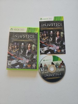 Injustice: Gods Among Us: Ultimate Edition - Xbox 360 - CIB w/Manual - TESTED