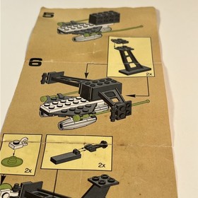 Lego Space Blacktron II: 1479 2-Pilot Craft Instruction Manual ONLY