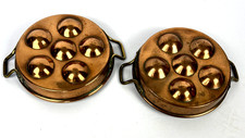 Vintage Wagner West Germany Copper 6 Egg Poac...