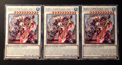 Yu-Gi-Oh! 3x Swordsoul Supreme Sovereign-Chengying, MZTM-EN089, 1. Edition, NM